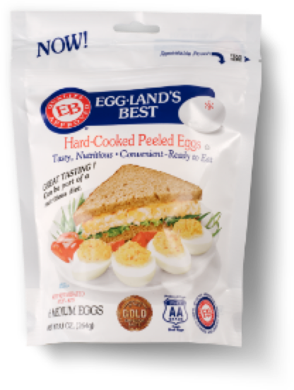 Hard Cooked Peeled Eggs, Eggland's Best Eggs